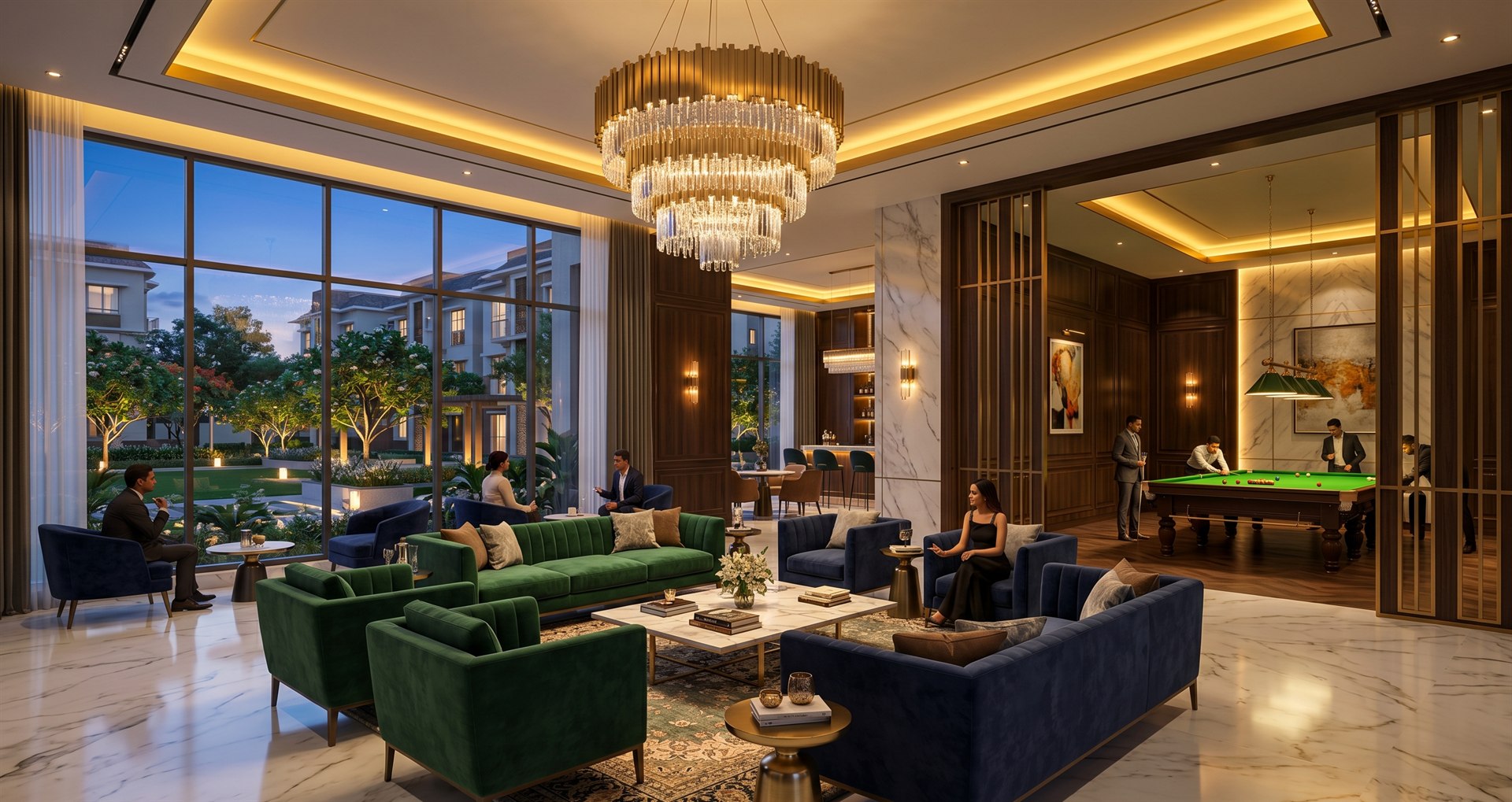 Premium clubhouse and lounge