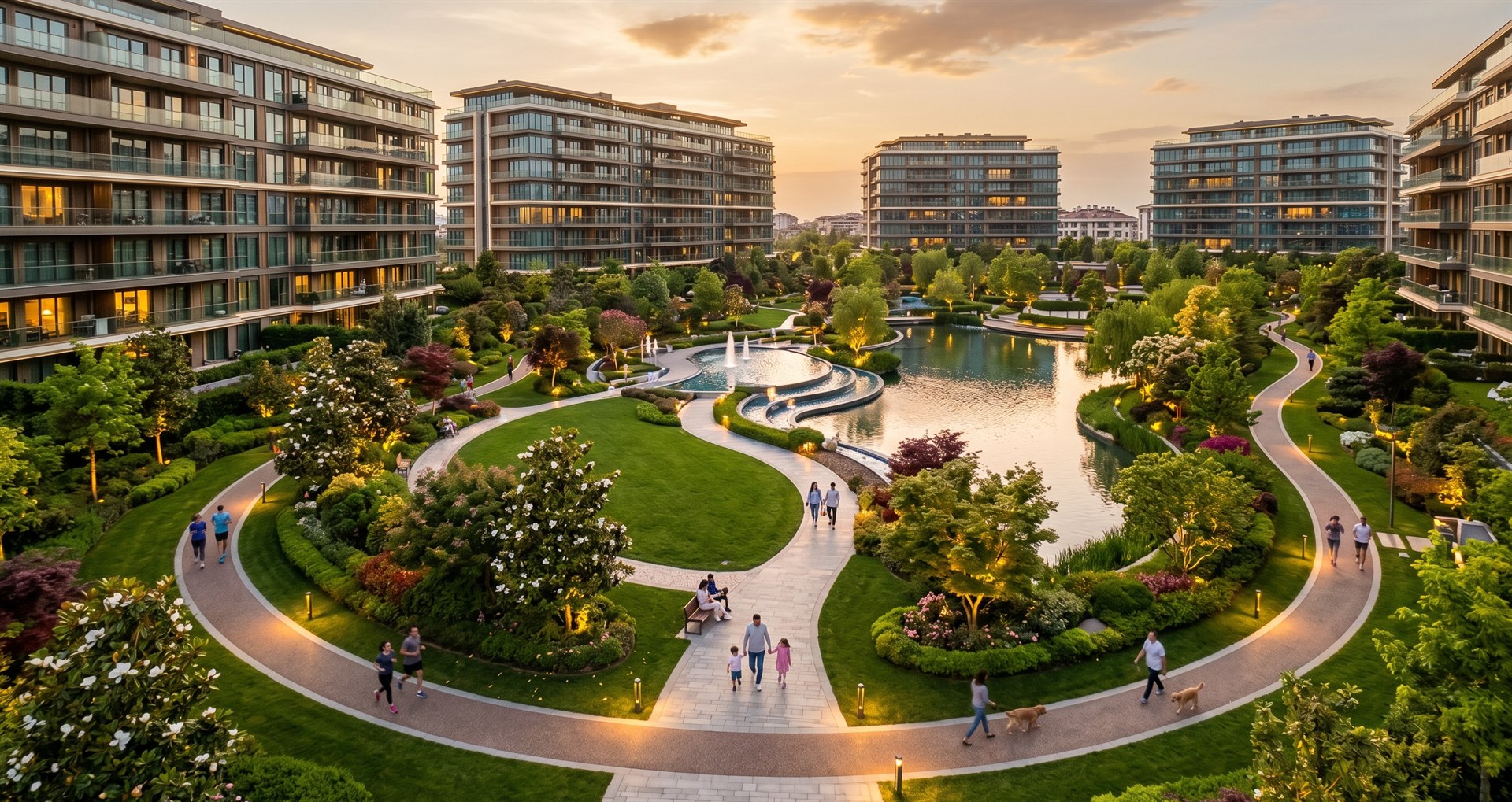 Landscaped garden